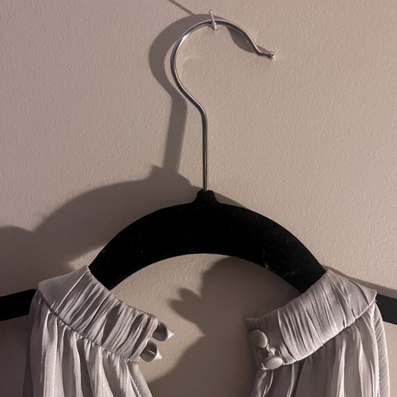 Forever 21 Circa 2008 Unique Silver Blouse - Picture 3 of 3